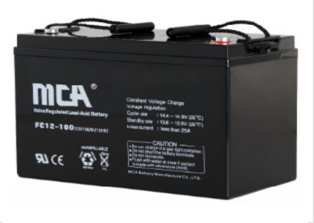 MCA蓄电池FC12-100 免维护UPS电池12V/100AH